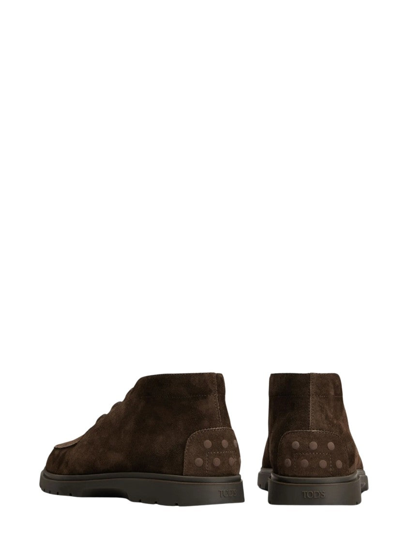Tod's Mid-Top Suede Boots