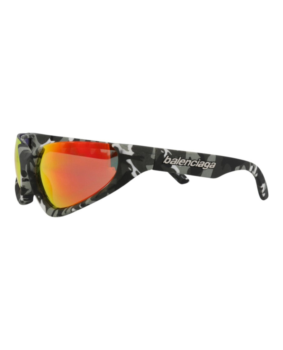 Balenciaga Shield-Frame Bio Injection Rilsan Sunglasses
