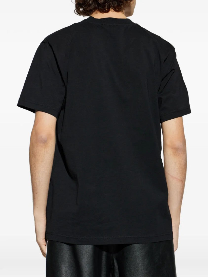 Moschino Short-Sleeve T-Shirt With Bold Logo And Classic Fit