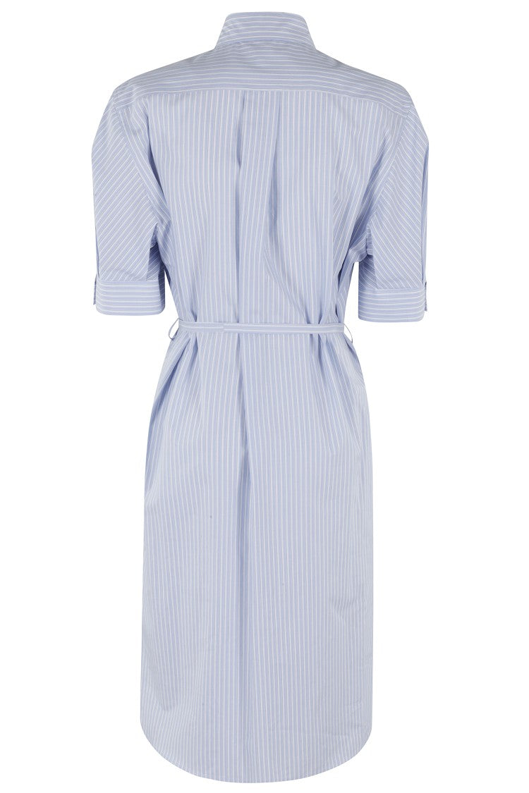 Seventy Cotton Multi-Striped Dress