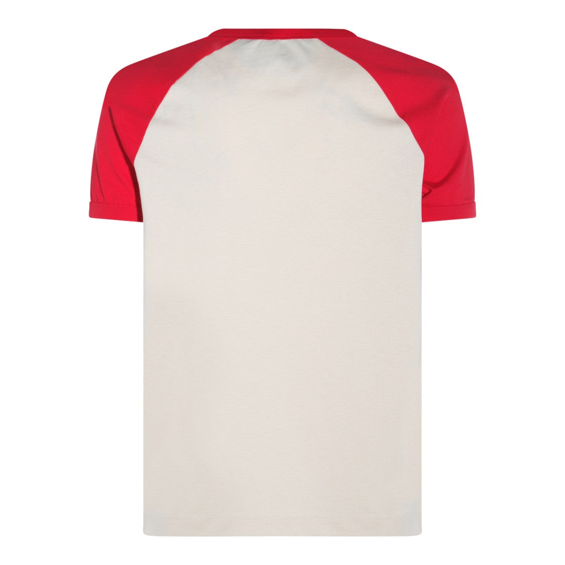Valentino White And Red Cotton T-Shirt