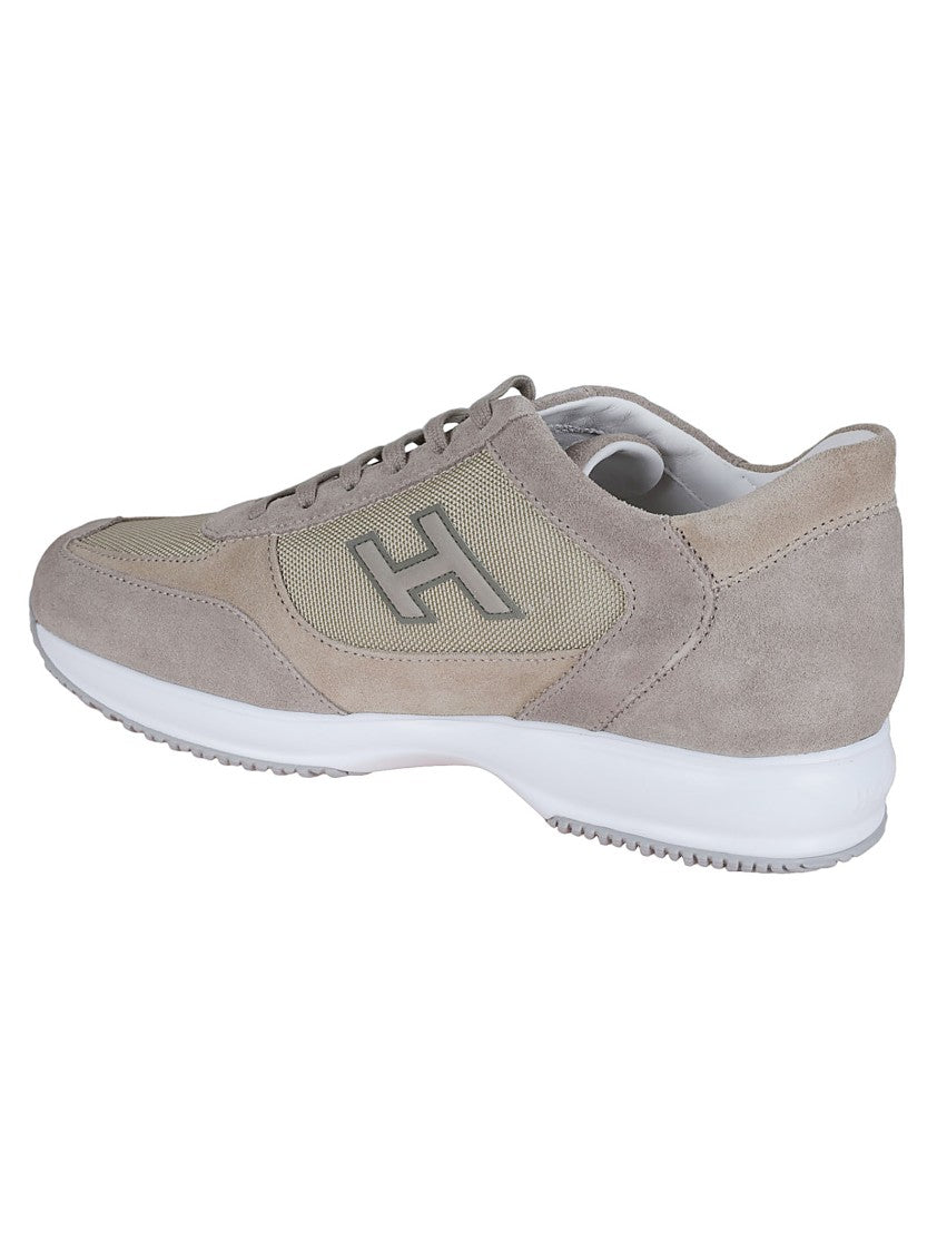 Hogan Interactive Leather And Suede Casual Shoes
