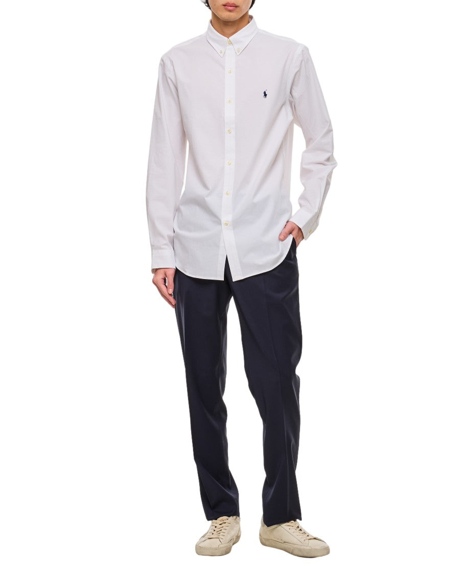 Polo Ralph Lauren Classic Long-Sleeve Button-Down Shirt With Logo Detail