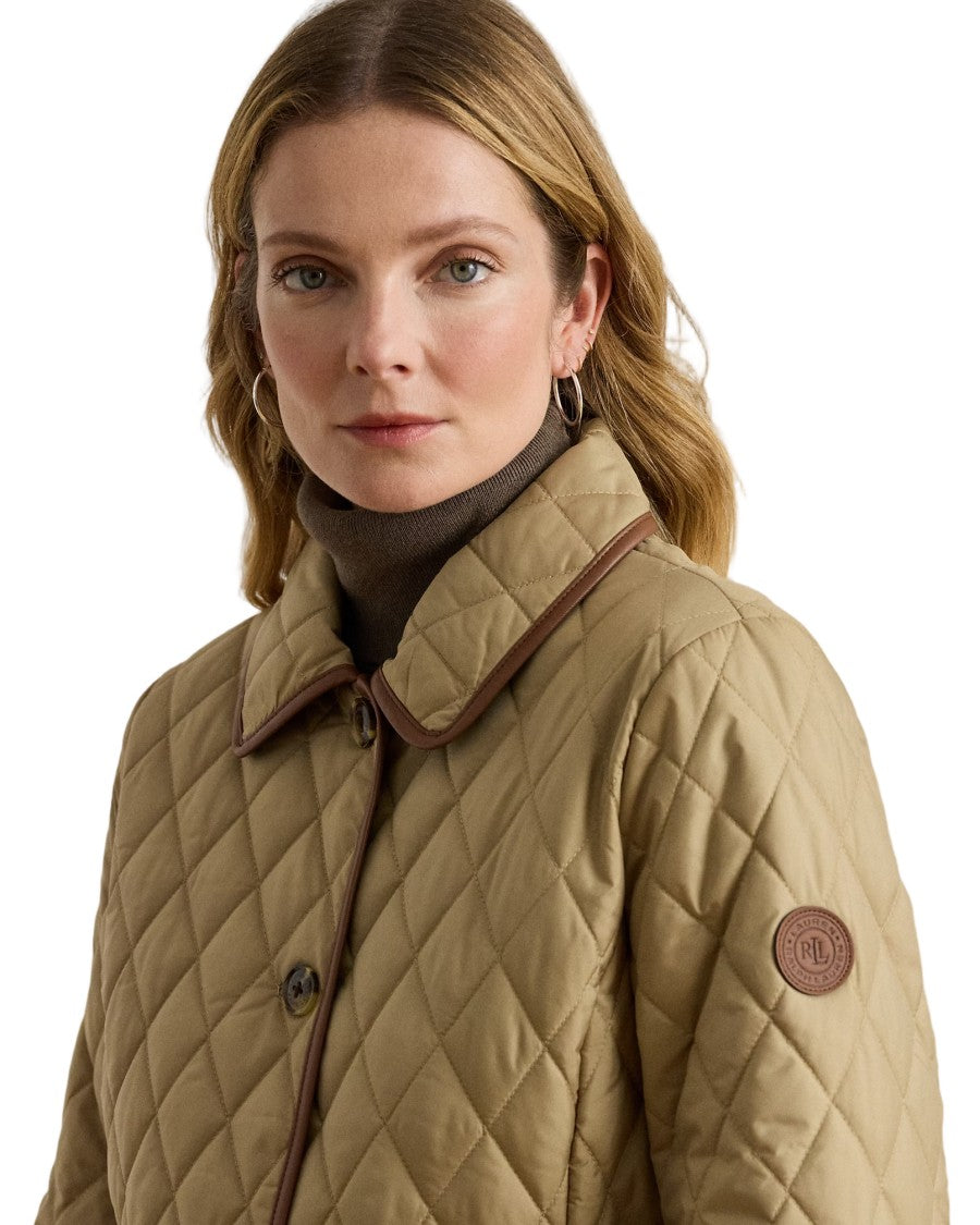Lauren Ralph Lauren Insulated Quilted Coat With Classic Collar