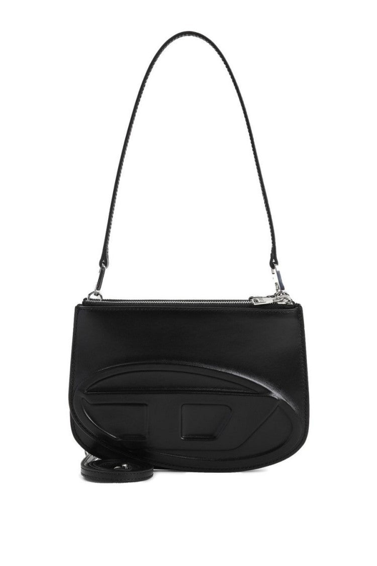 Diesel Black Leather Shoulder Bag