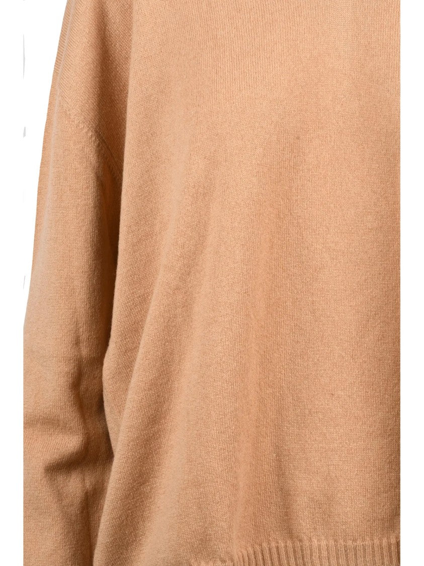 Hira Lightweight Cashmere Knit Pullover With V-Neck And Relaxed Fit