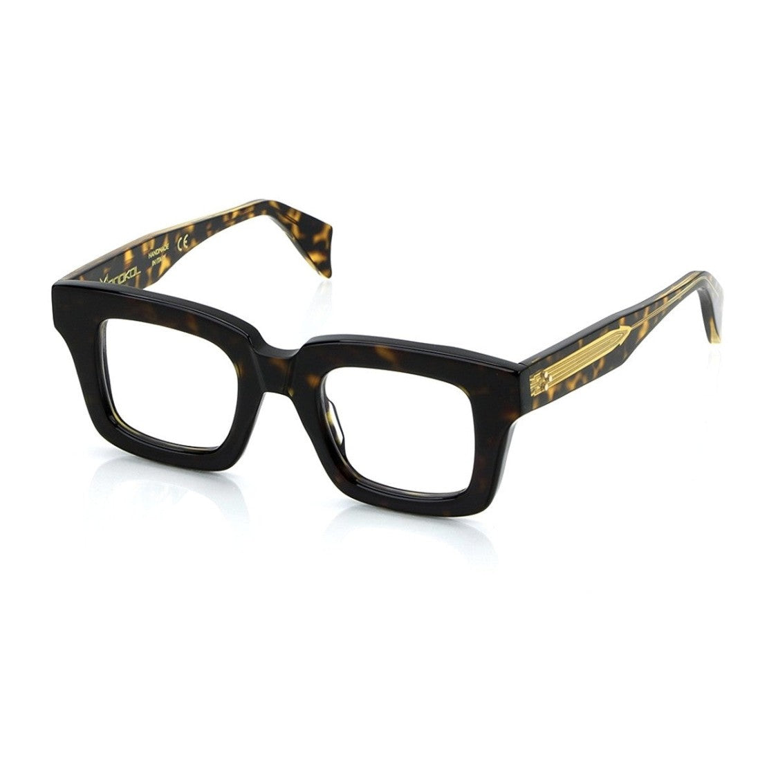 Monokol Havana Mk295 Acetate Geometric Sunglasses