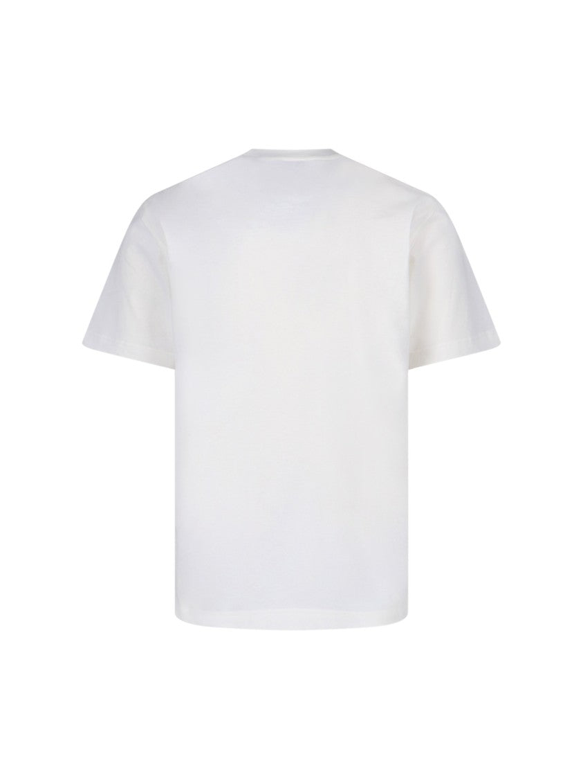 Burberry "Ekd" T-Shirt In White Cotton