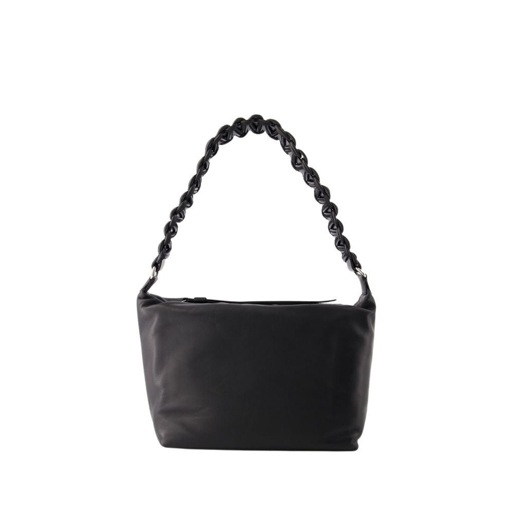 Kara Hobo Lattice Xl Bag - Leather - Black