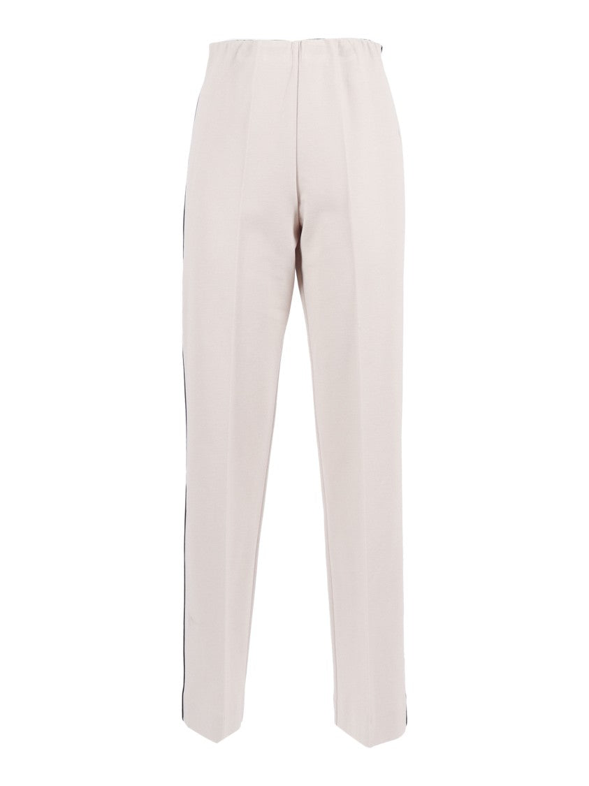 Shirt A Porter Tailored Flare Pants With Contrasting Piping Detail