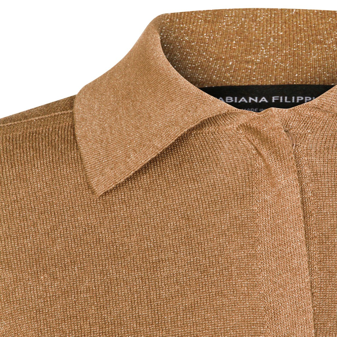 Fabiana Filippi Brown Viscose Polo Shirt Polo Shirt