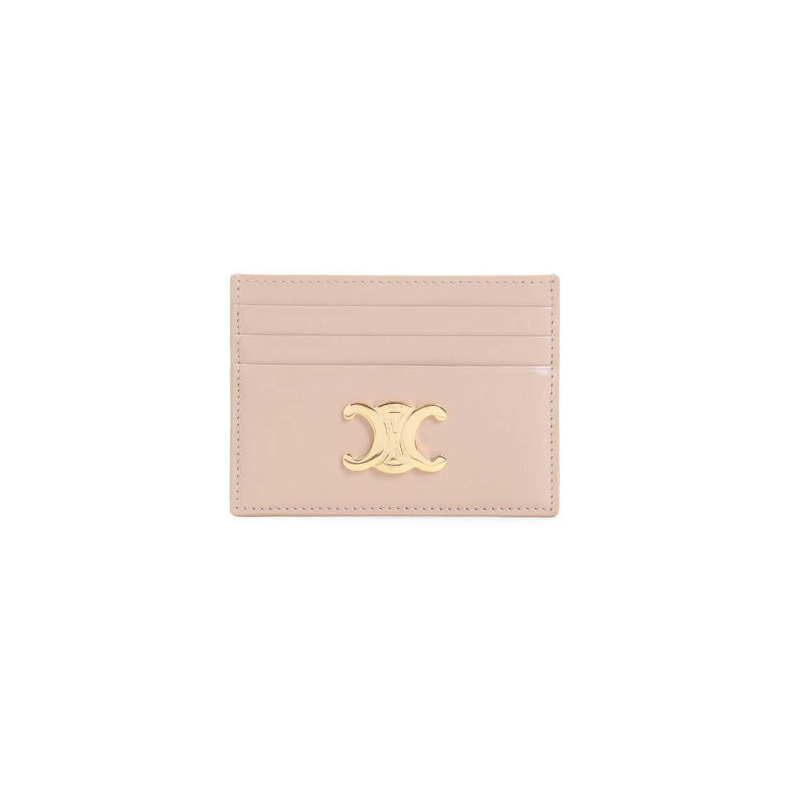 Celine Triomphe Soft Peachh Calfskin Card Holder