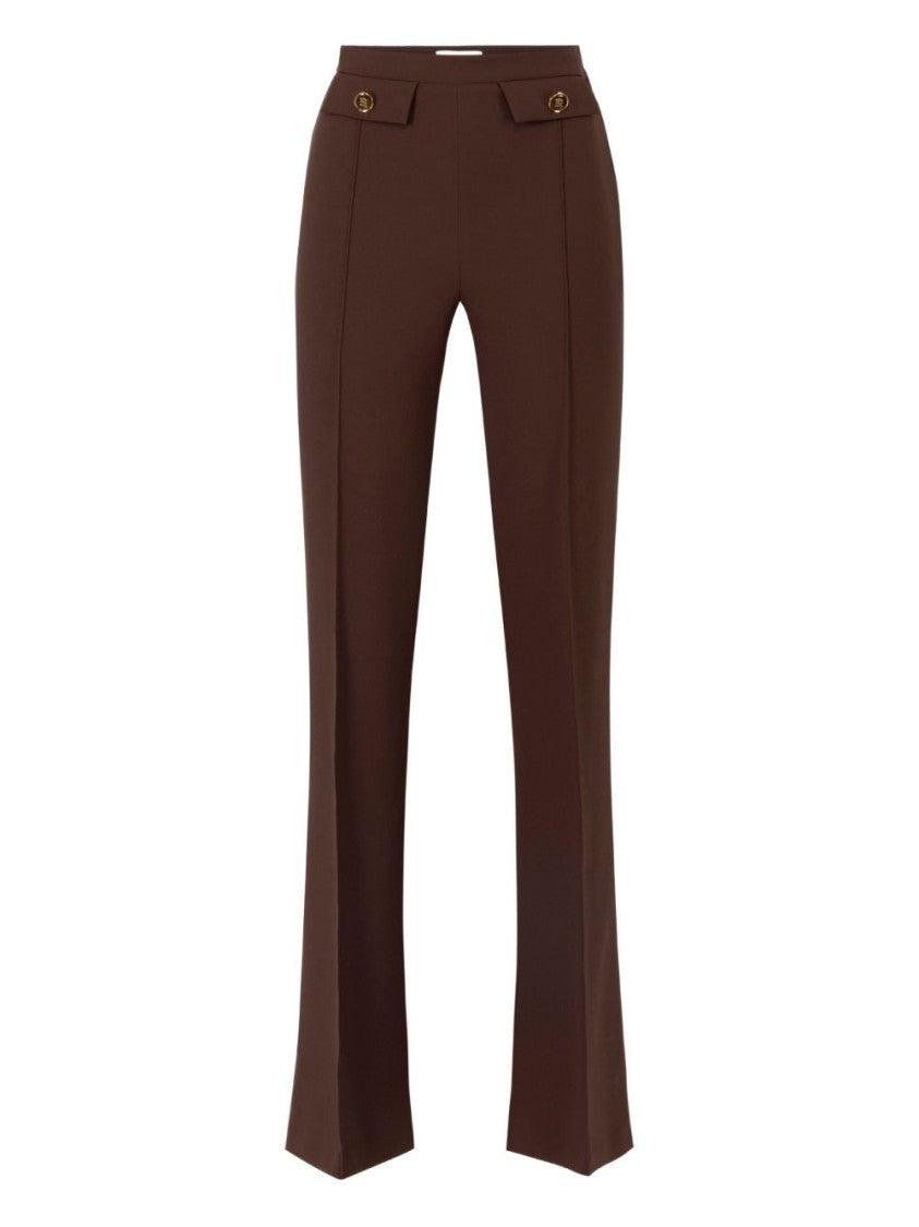 Elisabetta Franchi High-Waisted Flared Trousers
