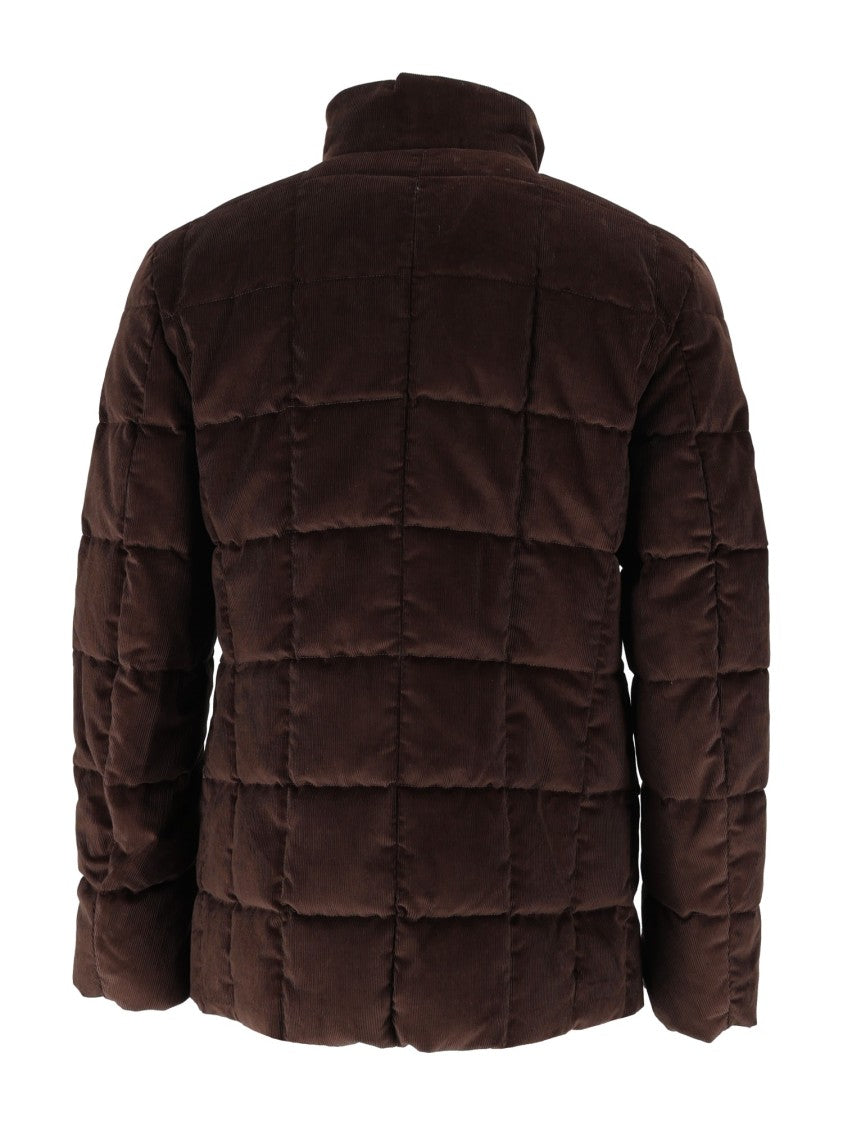 Fay Quilted Down Stand-Up Collar Jacket