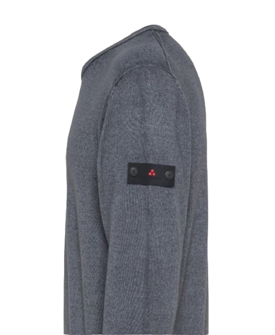 Peuterey Grey Crew-Neck Sweater