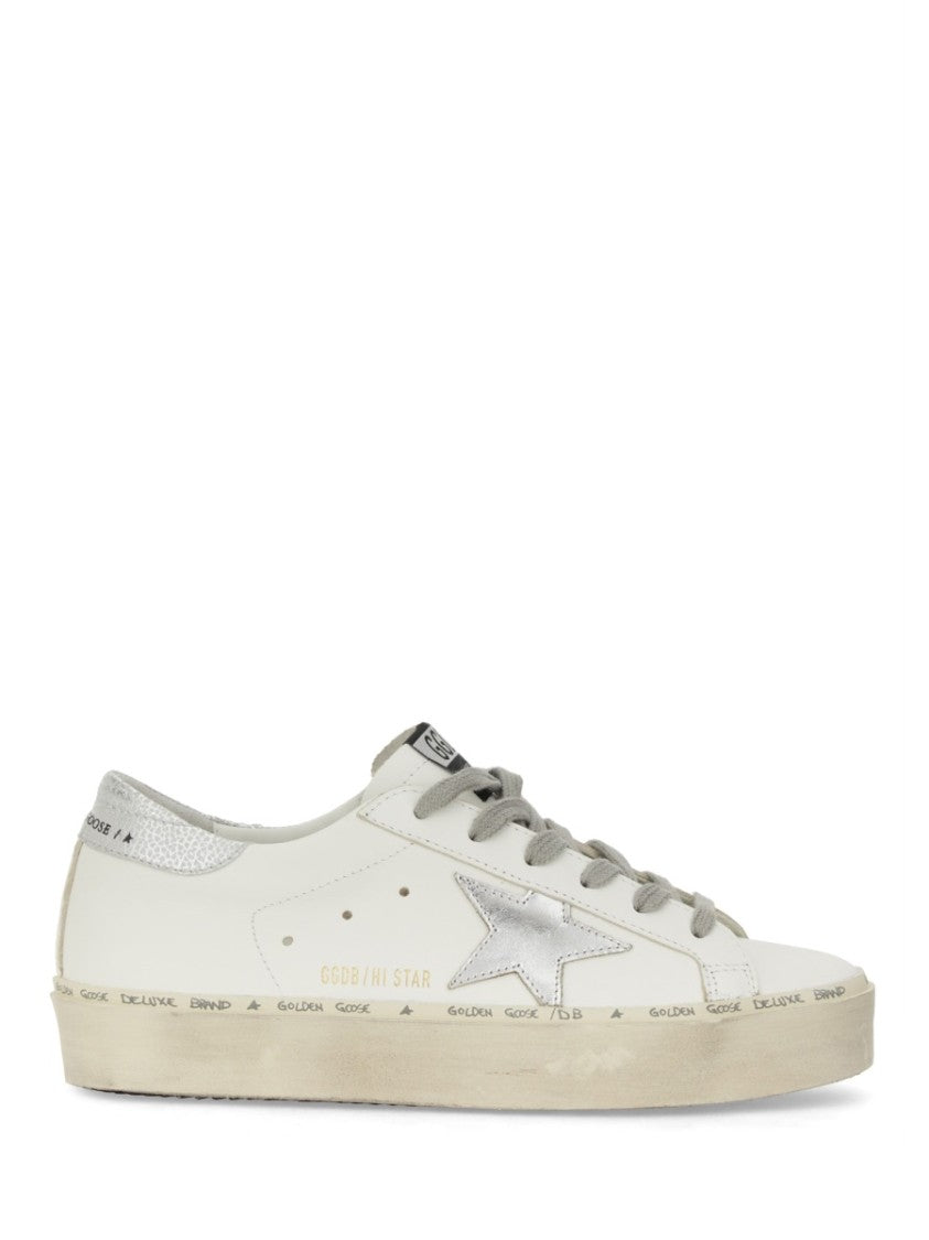 Golden Goose Hi Star Vintage Metallic Sneakers
