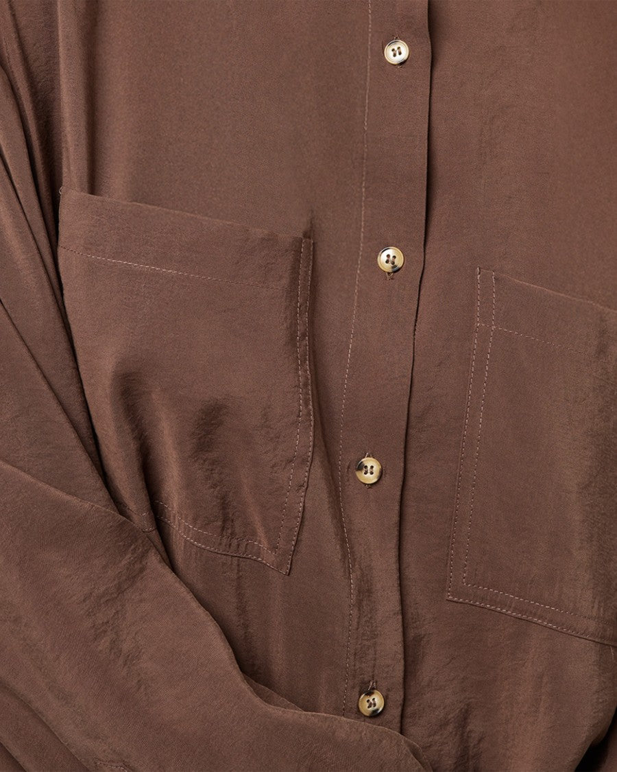 Alpha Studio Chocolate Shirt Dress