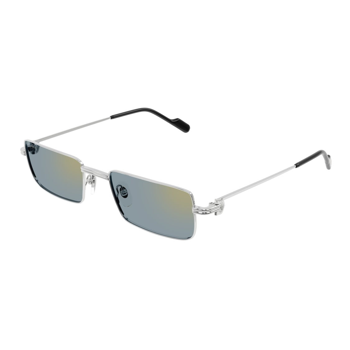 Cartier Ct0501s Rectangular Frame Gradient Tint Sunglasses