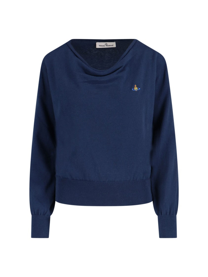 Vivienne Westwood Cotton And Cashmere Blend Sweater