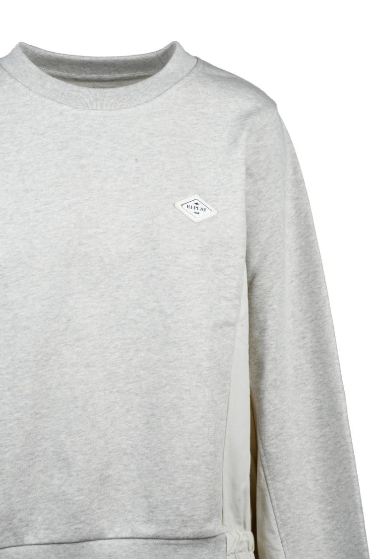 Replay Light Grey Women Cotton Sweatshirt