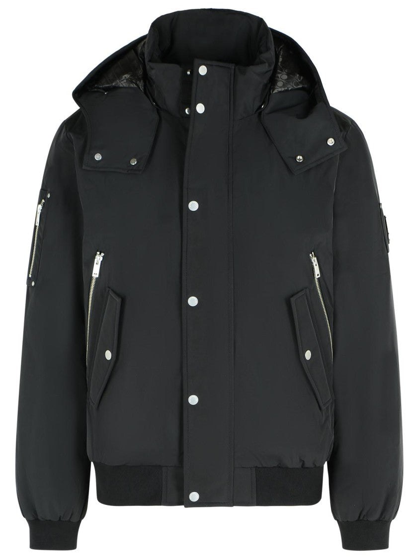 Moose Knuckles Black Polyester Jacket