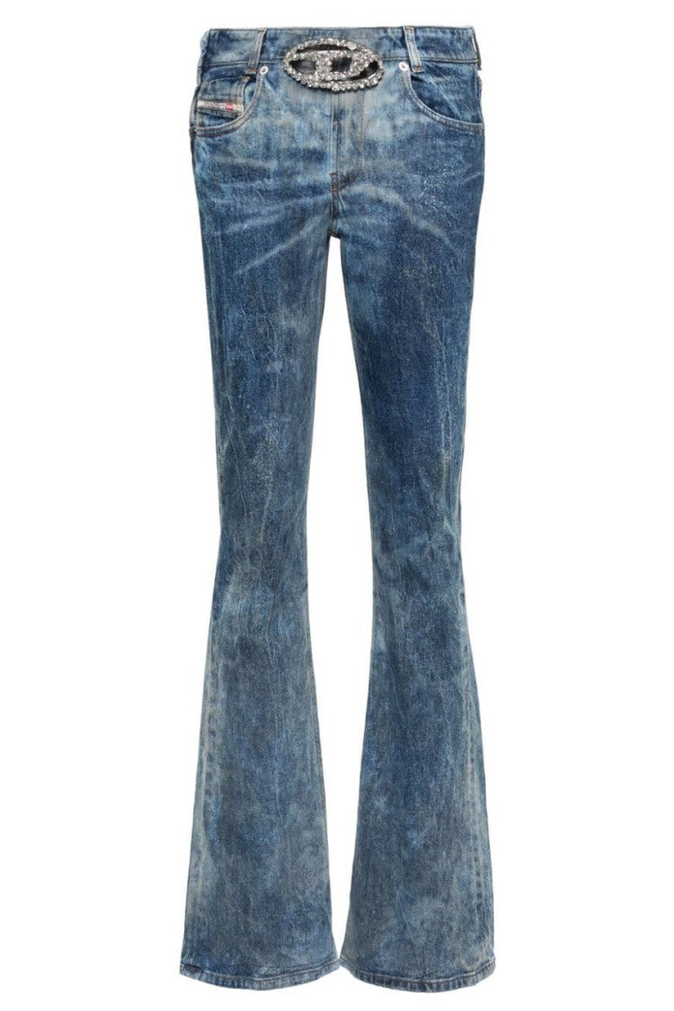 Diesel Blue Flared Leg Jeans
