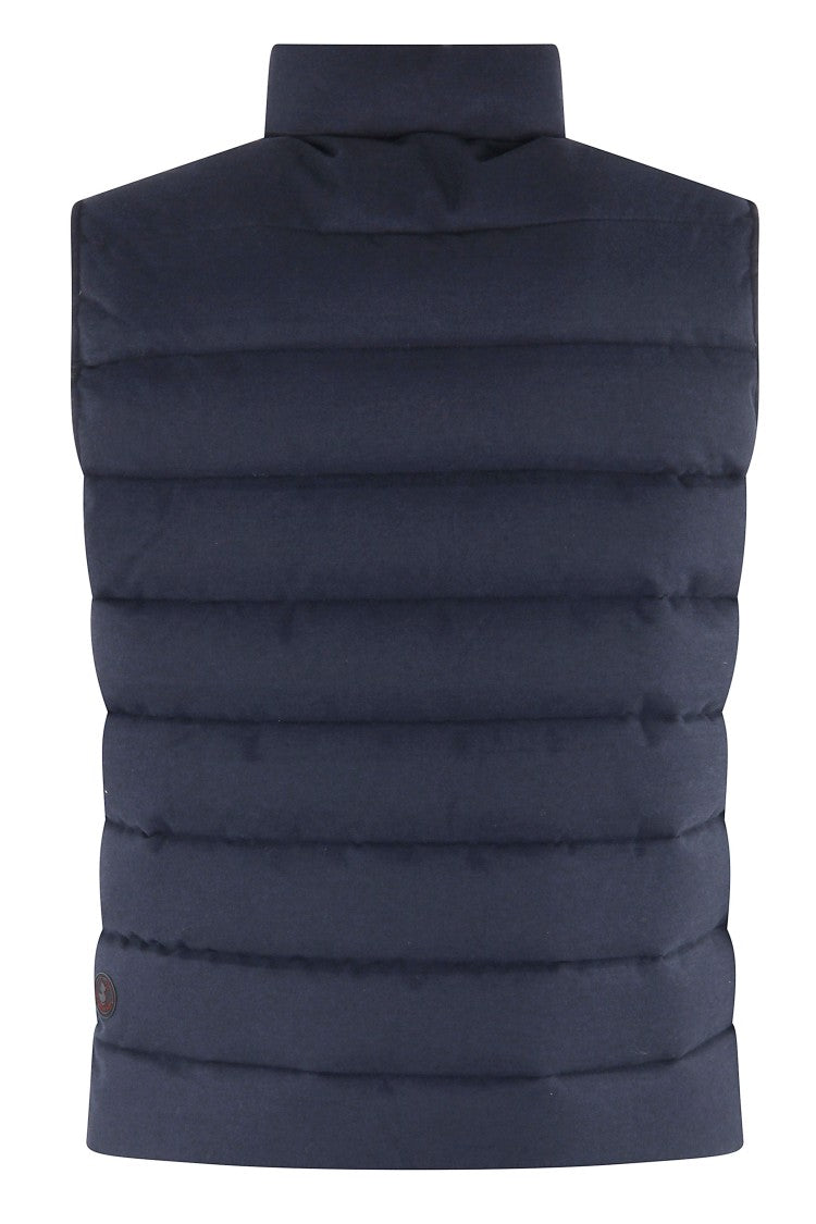 Save The Duck Padded Navy Blue Melange Gilet