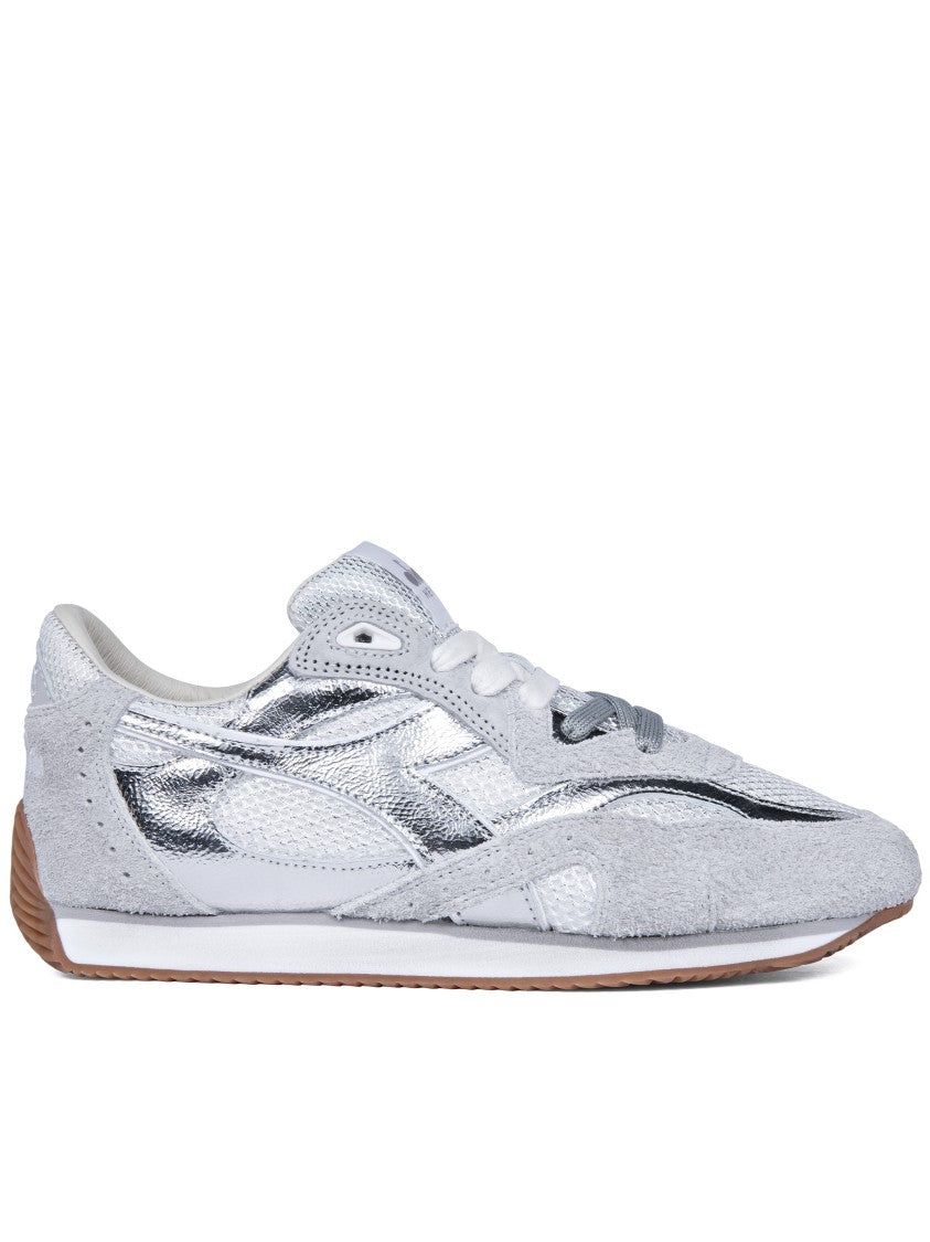 Diadora Equipe Revenge Iride Silver Suede Sneakers