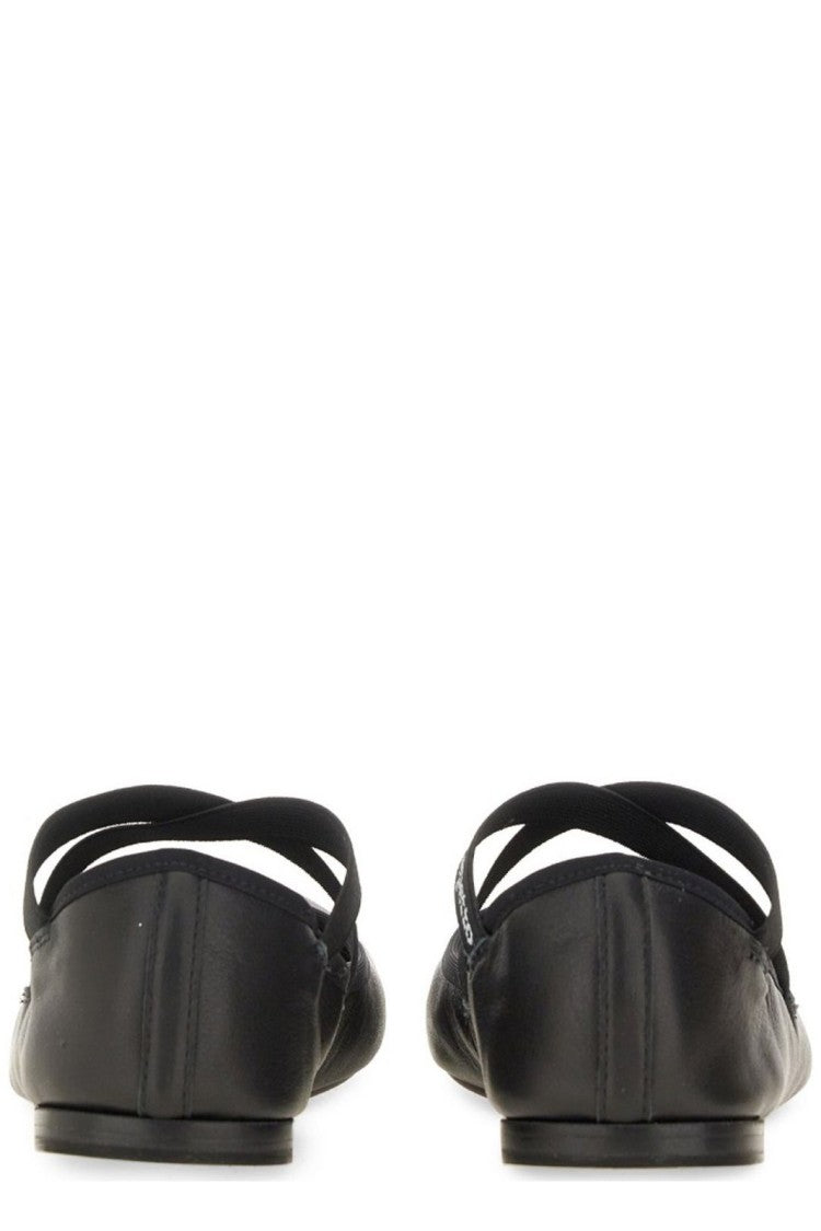 Repetto Pointed Toe Calf Leather Flats