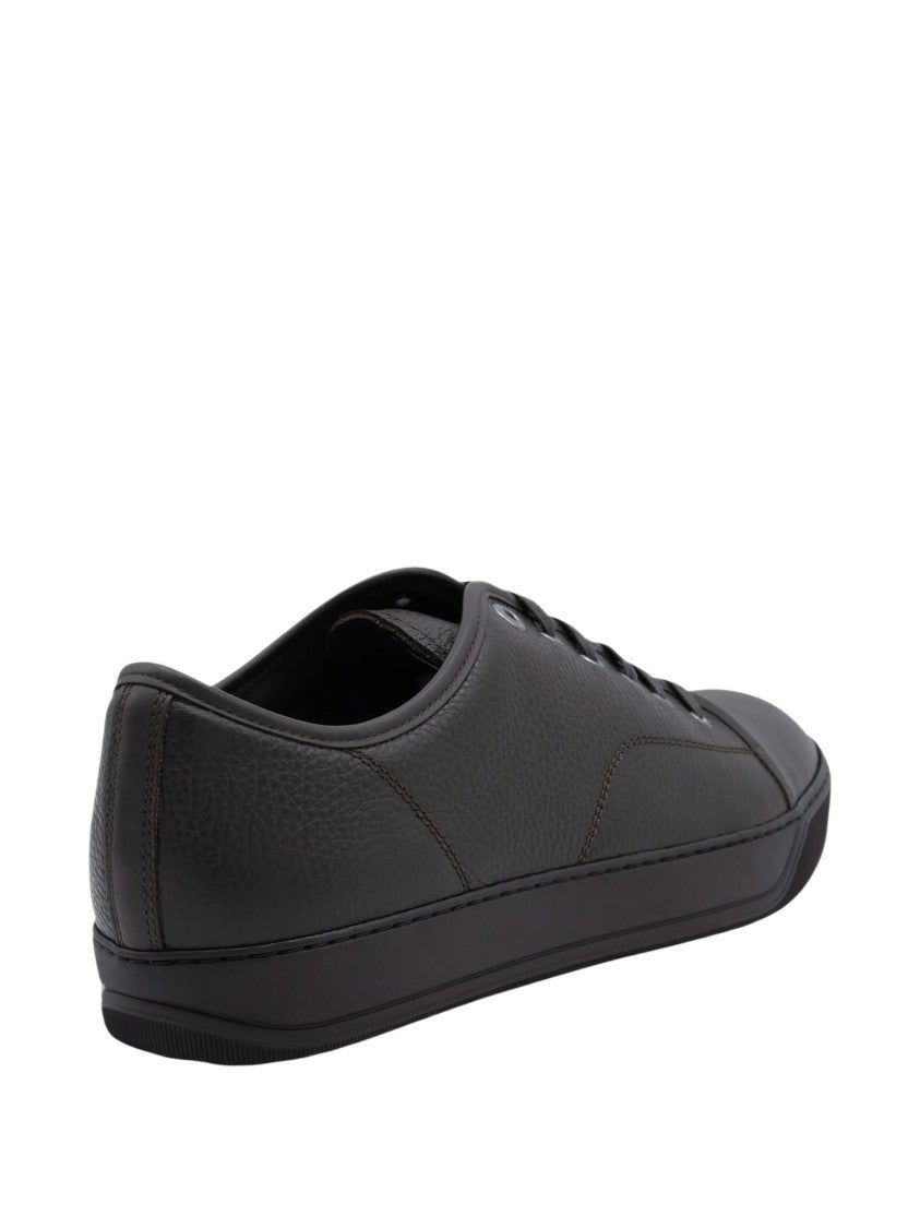 Lanvin Dbb1 Leather Low-Top Sneakers