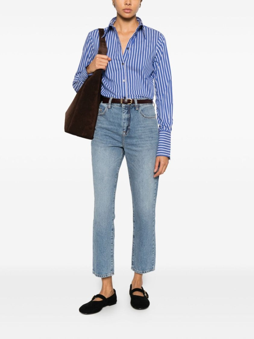 Pinko Blue And White Shirts