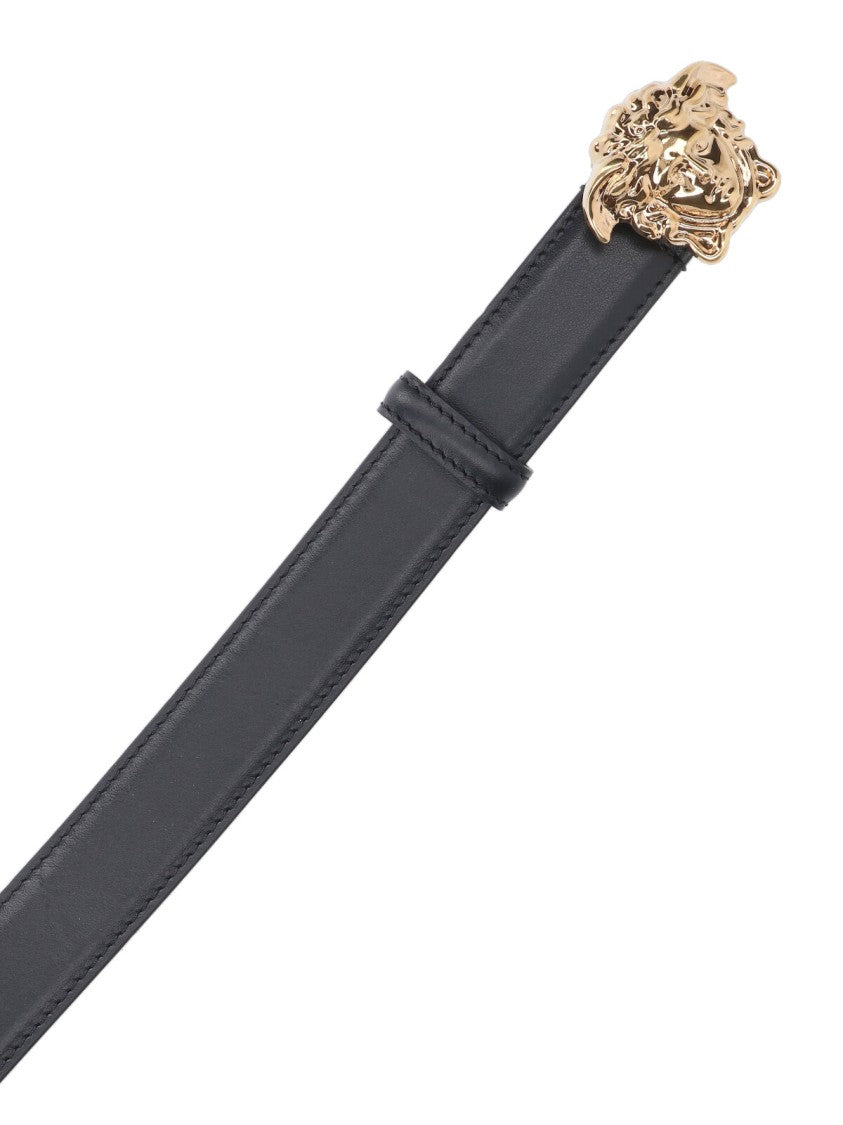 Versace "La Medusa" Belt – Black