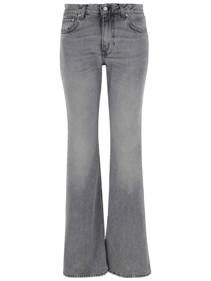 Haikure Wide Leg Cotton Denim Jeans