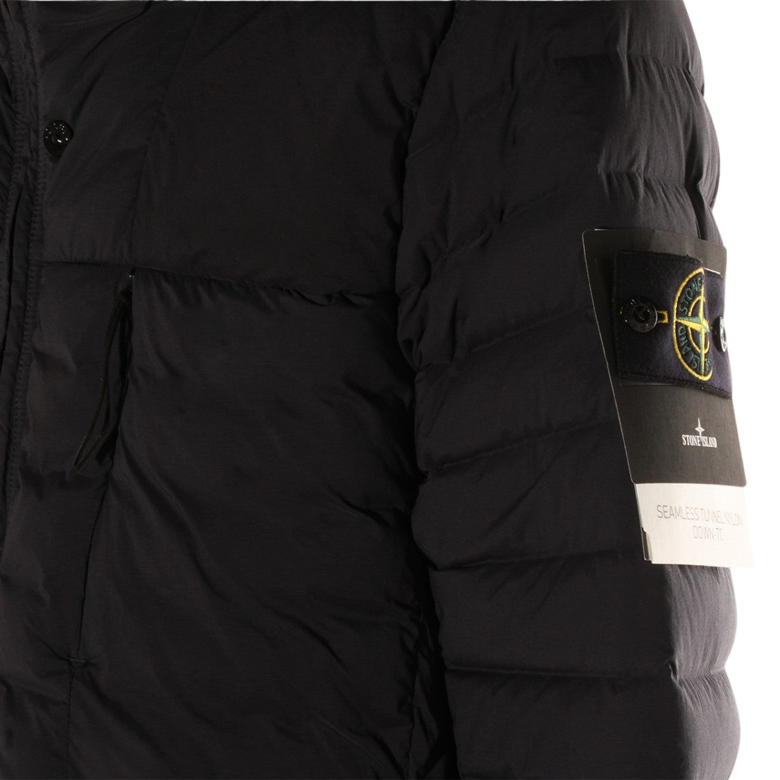 Stone Island Padded Jacket With Horizontal Quilting
