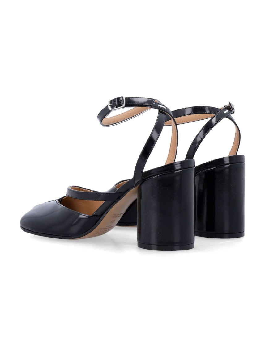 Maison Margiela Tabi Split-Toe Pump Sandals With Cylindrical Heel