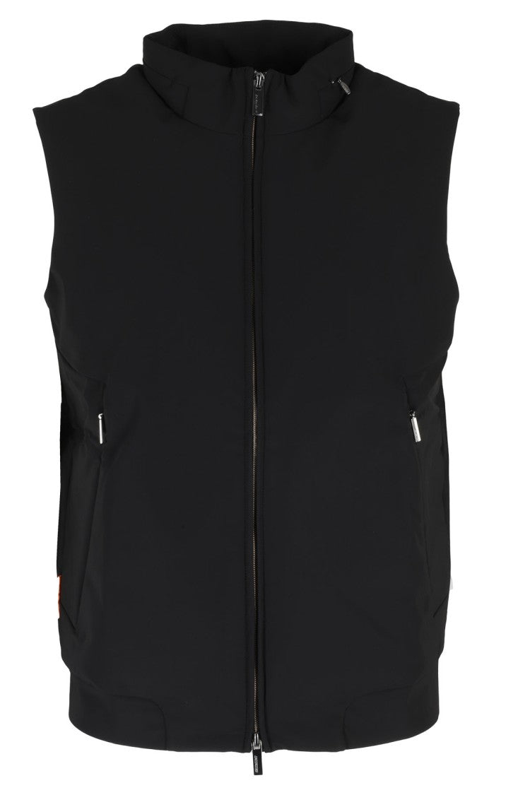 Rrd Black Gilet With High Collar