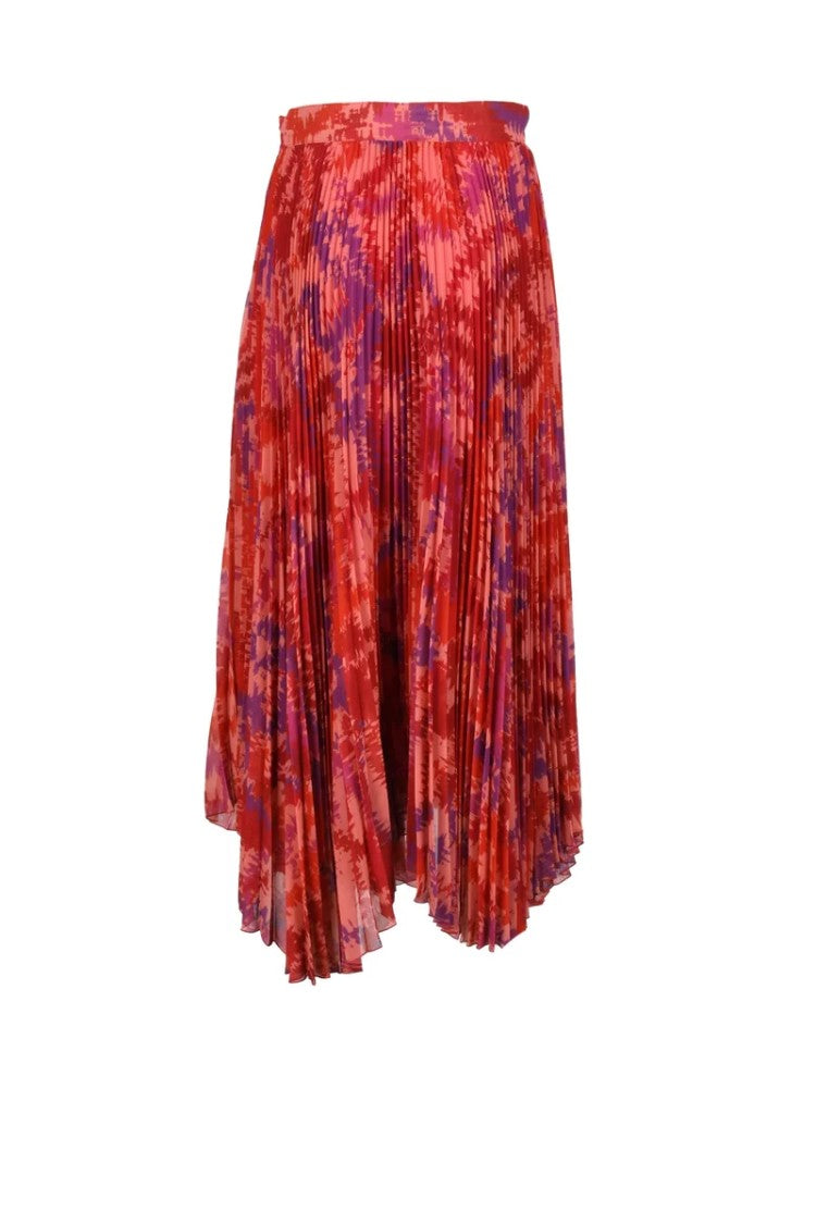 Dondup Pleated Skirt - Orange/Red