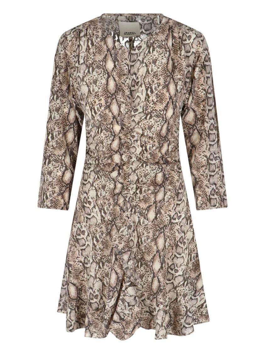Isabel Marant "Octavia" Midi Shirt Dress – Beige
