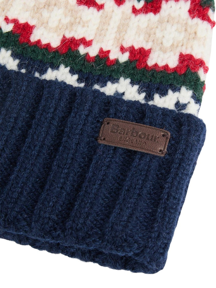 Barbour Kane Knitted Beanie And Scarf Gift Set