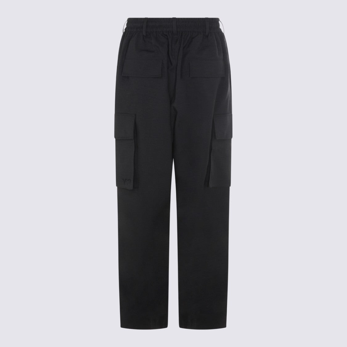 Y-3 Cargo-Style Black Tech Trousers