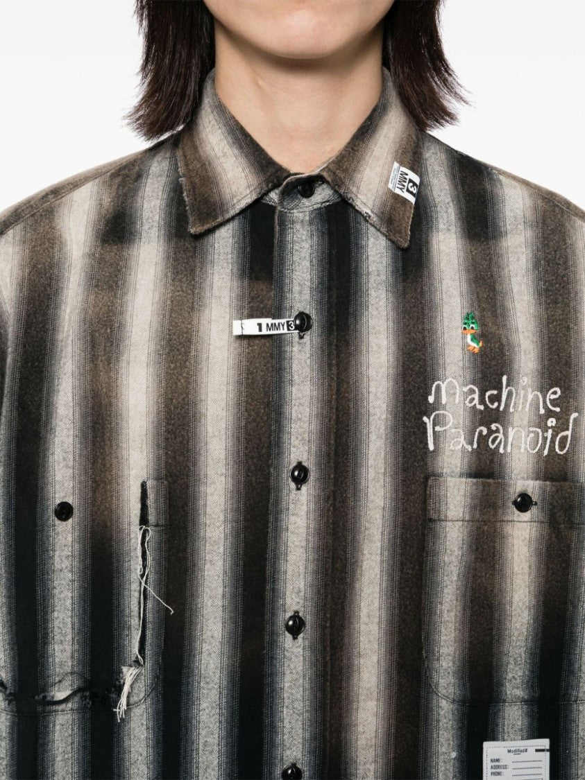 Maison Mihara Yasuhiro Signature Vintage Striped Shirts