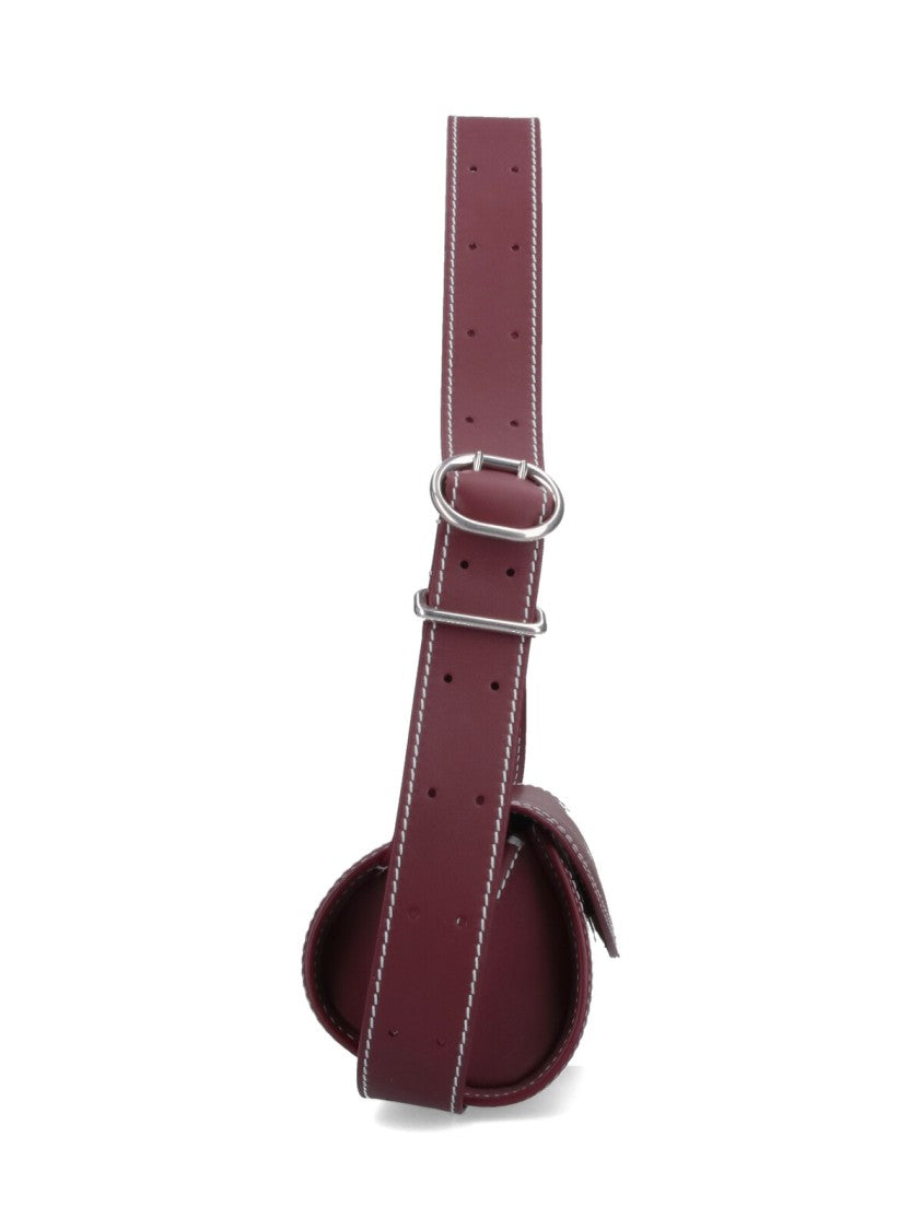Jil Sander Cannolo' Small Shoulder Bag – Bordeaux