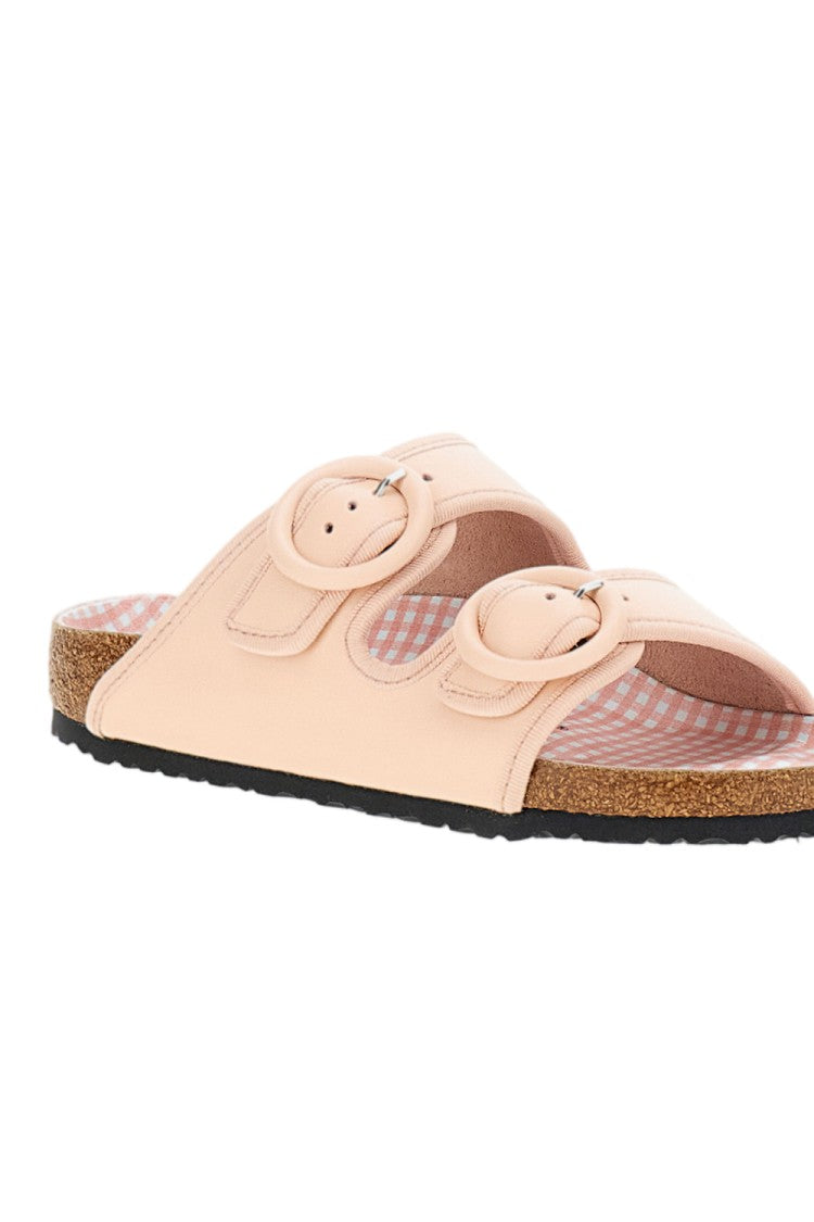 Birkenstock Ballet Flat Inspired Arizona Sandal With Round Buckles