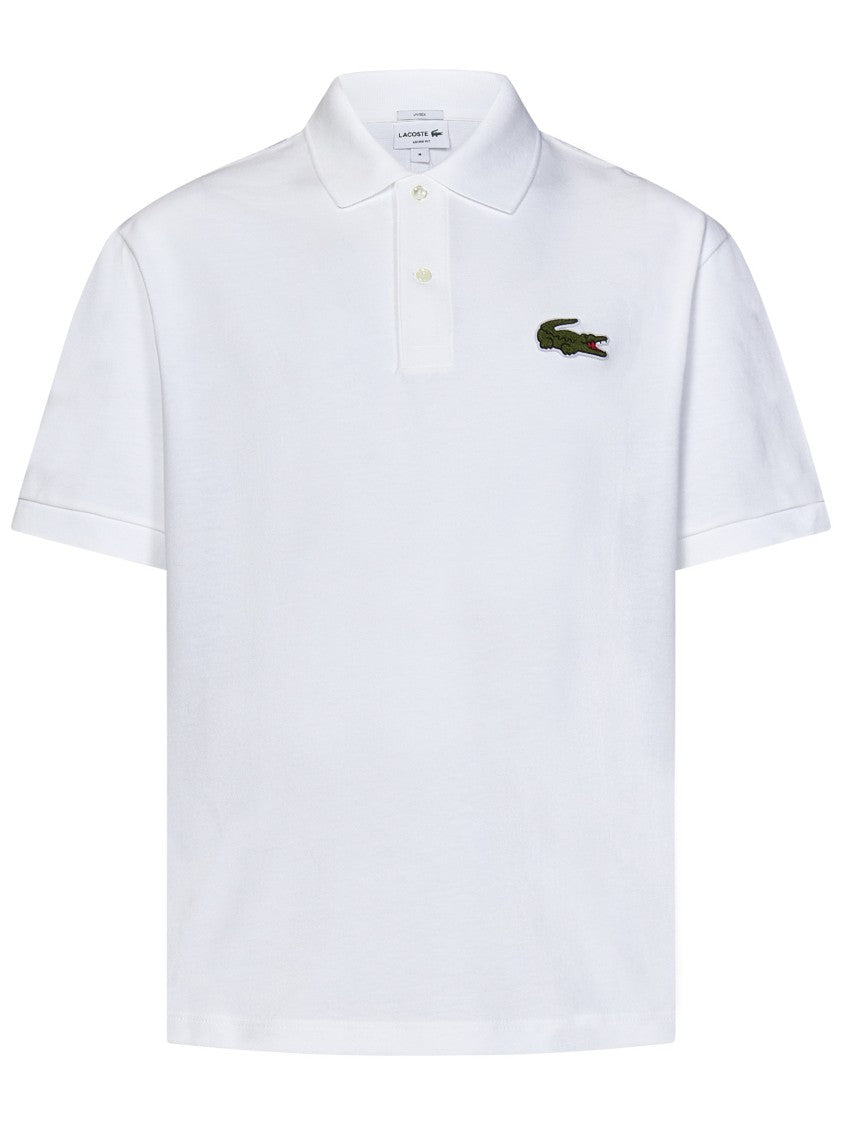 Lacoste White Organic Cotton Polo Shirt