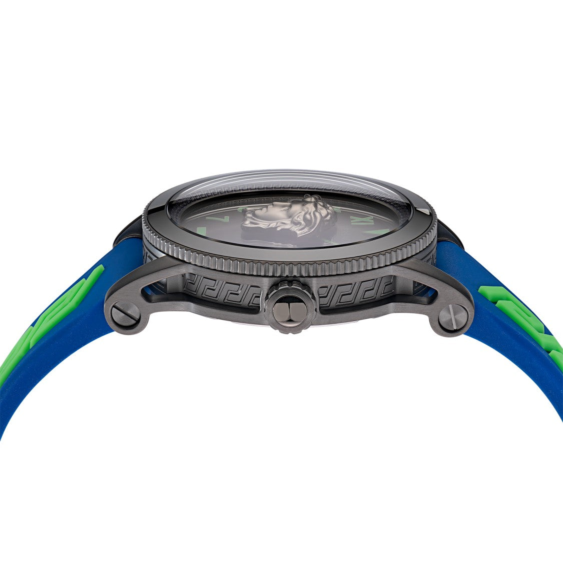 Versace V-Palazzo Quartz Analog Watch With Iconic Medusa Emblem