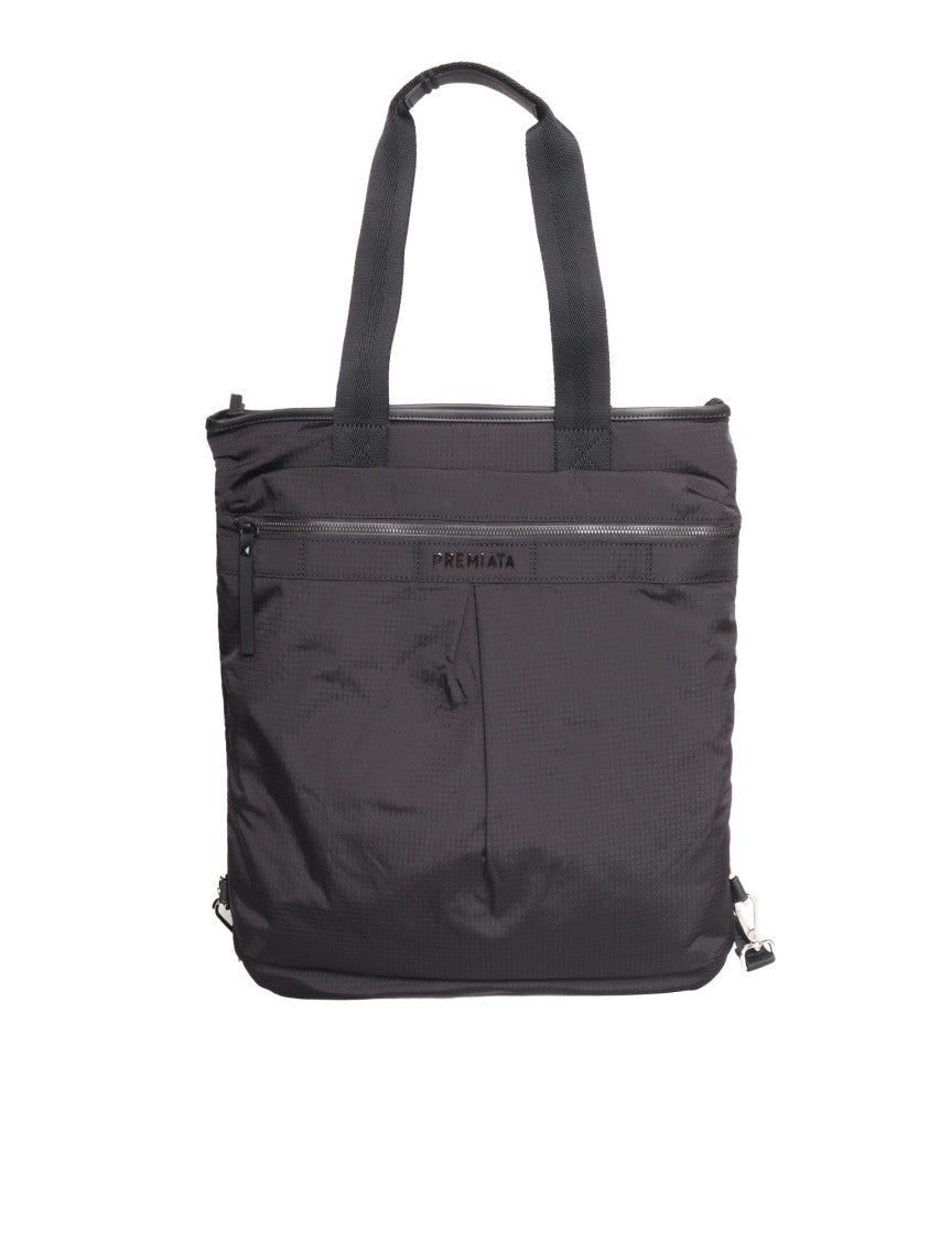 Premiata Black Nylon Bag With Structured Silhouette
