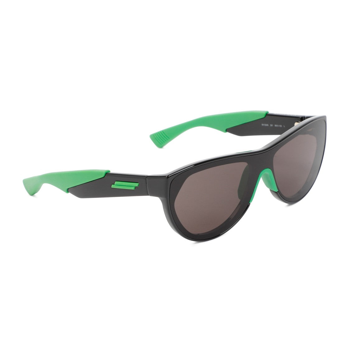 Bottega Veneta Black And Green Acetate Sunglasses