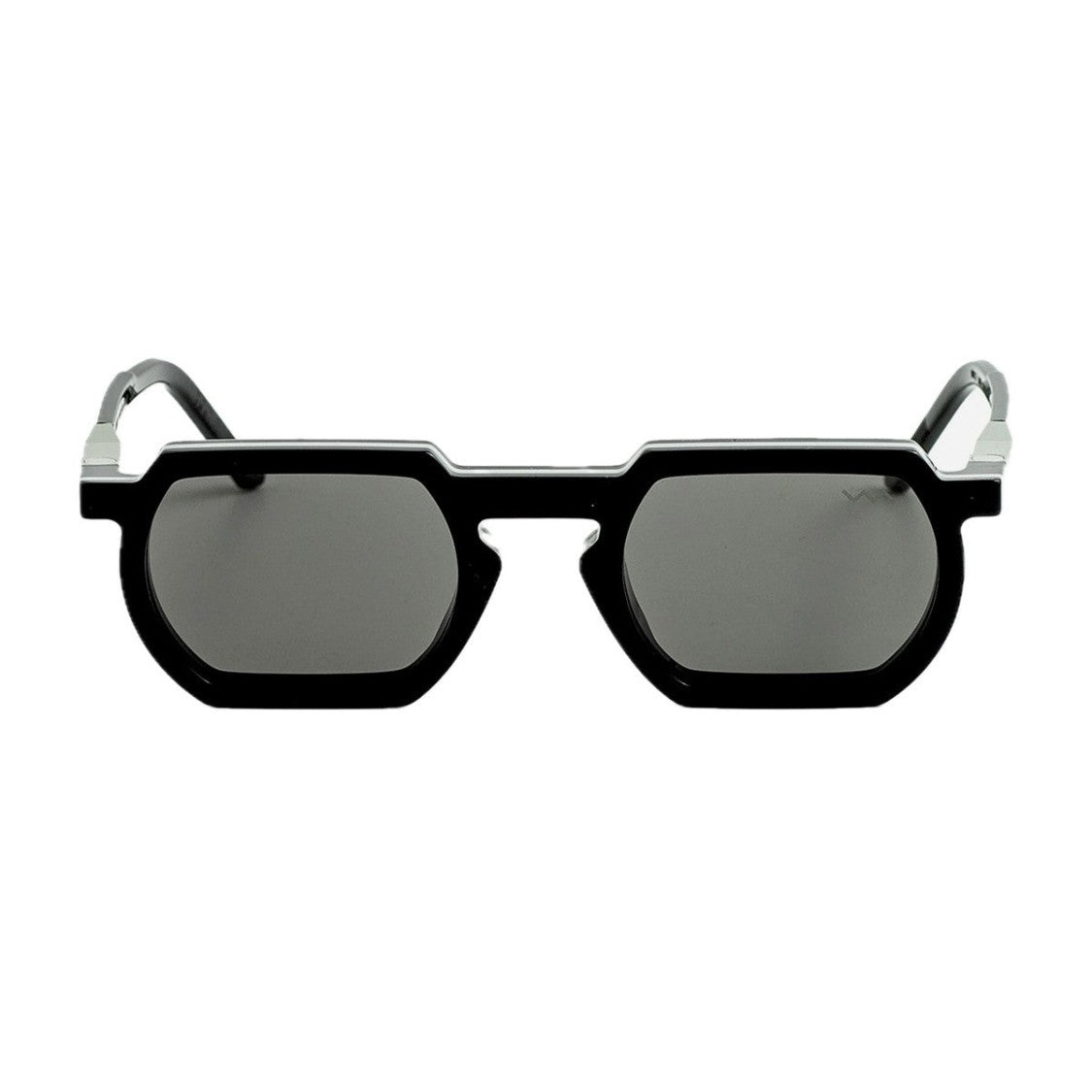 Vava Black Wl0033 White Label Bio-Acetate Geometric Sunglasses