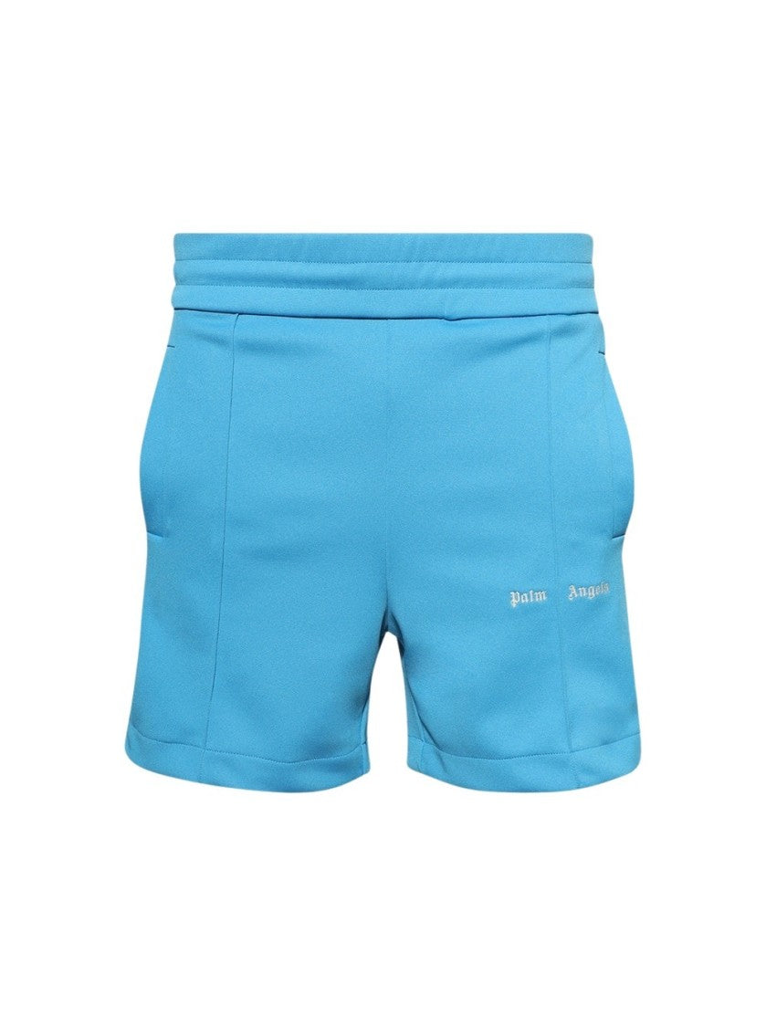 Palm Angels Classic Logo Track Shorts Light Blue