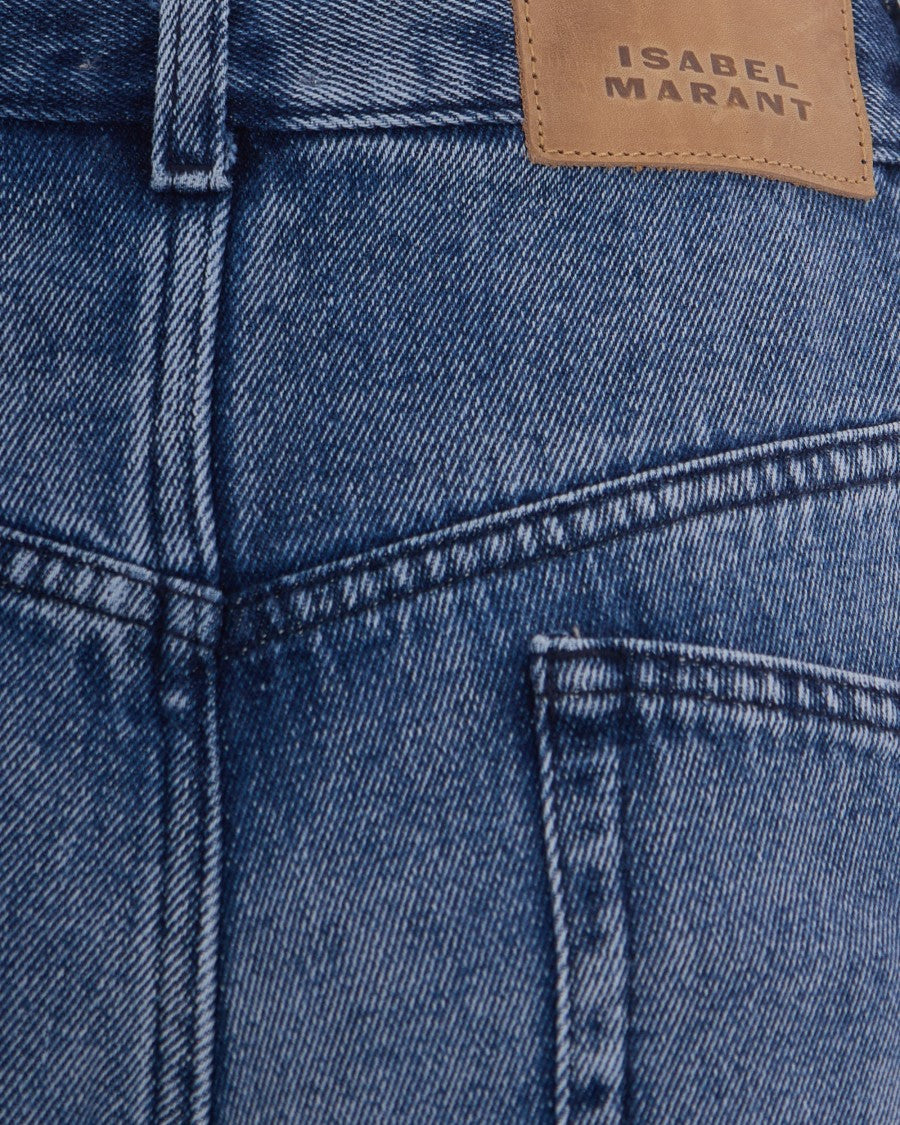 Isabel Marant Jenny Jeans In Light Blue